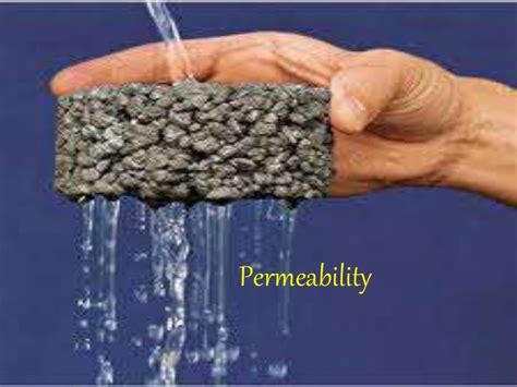 permeability of rocks